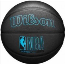 М"яч баскетбольний Wilson NBA Forge Plus Charcoal №7, чорний, код: 97512779647