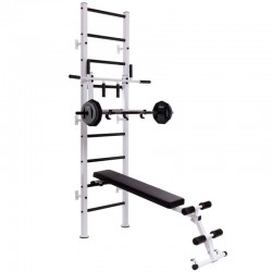 Шведська стінка-стійка BioGym Атлант білий, код: L-4452-S52 Шведська стінка-стійка BioGym Атлант білий, код: L-4452-S52