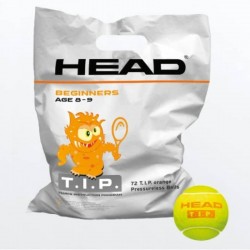 М"ячі для тенісу Head Tip orange polybag 72 balls, код: 72489782708 М"ячі для тенісу Head Tip orange polybag 72 balls, код: 72489782708