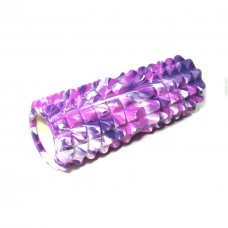 Масажний валик Spine SNS EVAYY4-33-KM 33 см, хвилясто-фіолетовий, код: 11063-SNS