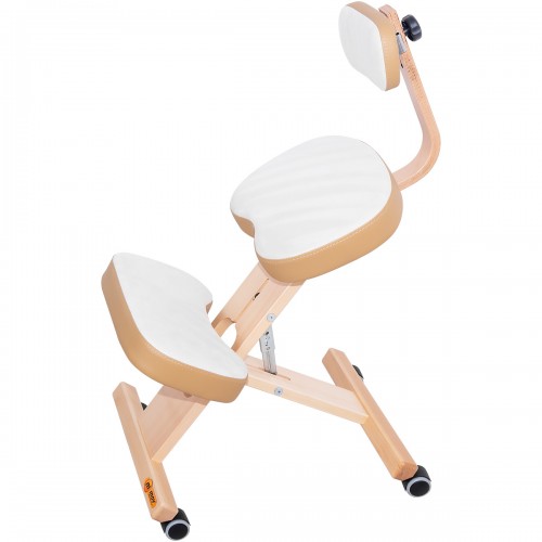 Масажний стілець MOV Ergo-Comfort Plus + Latte білий, код: 5903351605601-IN