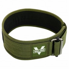 Пояс атлетичний текстильний Valeo спинка 10,5см, розмір L, оливковий, код: TA-1148_LOL