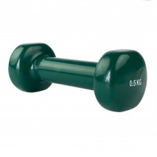 Гантель вінілова для фітнесу Stein 1x0.5 кг, зелена, код: DB3012-0.5-ST