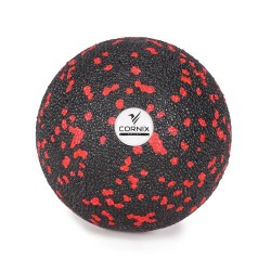 Масажний м"яч Cornix EPP Ball 8 см, чорний-червоний, код: XR-0128