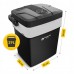 Холодильник туристичний Mountain Goat 29 л електричний, переносний, чорний-білий, код: P-5905973405140