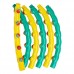 Обруч розбірний, масажний, кульки WorldSport жовто-зелений, код: 3008-WS Обруч розбірний, масажний, кульки WorldSport жовто-зелений, код: 3008-WS