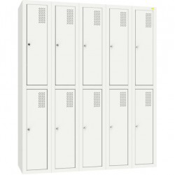 Шафа для одягу металева Emby, 10 секції, код: ШОМ-300/5/10 Шафа для одягу металева Emby, 10 секції, код: ШОМ-300/5/10