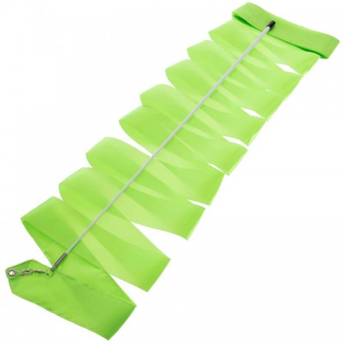 Стрічка для художньої гімнастики FitGo Lingo салатовий, код: C-5516_LG Стрічка для художньої гімнастики FitGo Lingo салатовий, код: C-5516_LG