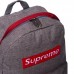 Міський рюкзак Supreme 16л, світло-сірий-червоний, код: GA-0510_LGRR