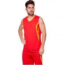 Форма баскетбольная мужская PlayGame Moment XL (50-52) красный-желтый, код: CO-3864_XLRY