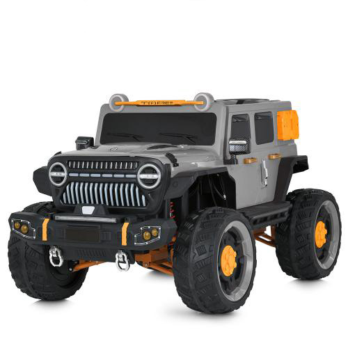 Дитячий електромобіль Bambi Jeep Hurricane M 5831EBLR-11 сірий, код: 6903317642137 Дитячий електромобіль Bambi Jeep Hurricane M 5831EBLR-11 сірий, код: 6903317642137