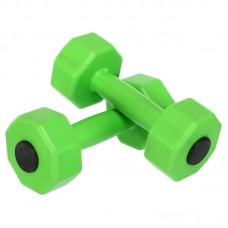 Гантелі для фітнесу пластикові Champion 2х2кг, салатовий, код: TA-9820-2_LG Гантелі для фітнесу пластикові Champion 2х2кг, салатовий, код: TA-9820-2_LG
