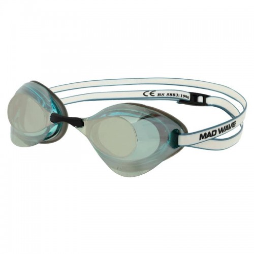 Окуляри для плавання стартові райдужні лінзи MadWave Turbo Racer II Rainbow бірюзовий, код: M045807_B Окуляри для плавання стартові райдужні лінзи MadWave Turbo Racer II Rainbow бірюзовий, код: M045807_B
