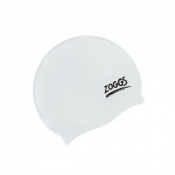 Шапочка для плавання Zoggs Silicone Cap біла, код: 749266007728