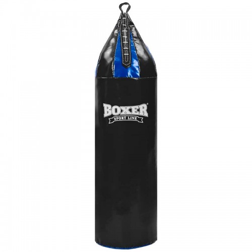 Мішок боксерський Boxer 950х260 мм, 16 кг, чорний-синій, код: 1006-01_BKBL