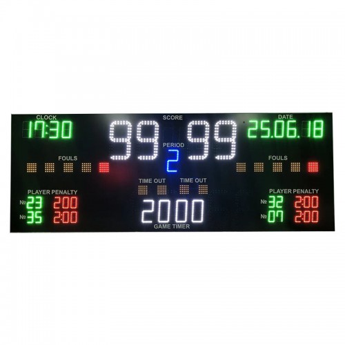 Універсальне спортивне табло LedPlay 3000х1100х50 мм, код: 07717-ST