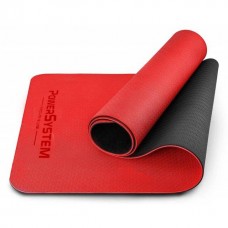 Килимок для йоги та фітнесу Power System Yoga Mat Premium Red, код: 4060RD-0