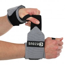 Бинти кистьові для жиму Ezous Strength Wrist Wraps (Solid Suppor) 650х80мм, 2шт, фіолетовий, код: C-04_GR