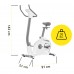 Велотренажер електромагнітний Cornix Amber White/Grey, код: EB-AMBER-WG