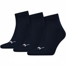 Шкарпетки Puma Puma Unisex Quarter Plain 3P 90697822, розмір 43-46, синій, код: 91904-DK