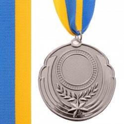 Заготівля медалі спортивної PlayGame Result срібний, код: C-4331_S-S52