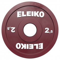Диск олімпійський обгумований Eleiko IWF RC 2,5 кг, бордовий, код: 124-0025R-IA