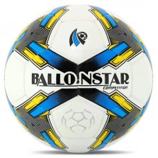 М"яч футбольний Ballonstar №5, білий-синій, код: FB-4415_BL М"яч футбольний Ballonstar №5, білий-синій, код: FB-4415_BL