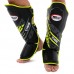 Захист гомілки та стопи для єдиноборств Twins XL, чорний-салатовий, код: BO-5086_XLLG Захист гомілки та стопи для єдиноборств Twins XL, чорний-салатовий, код: BO-5086_XLLG
