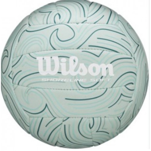 М"яч волейбольний Wilson Shoreline Soft Gen VB Bl OF №5, білий-зелений, код: 097512774062 М"яч волейбольний Wilson Shoreline Soft Gen VB Bl OF №5, білий-зелений, код: 097512774062