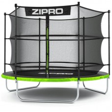Батут Zipro Jump Pro 8FT (2520 мм) з внутрішньою сіткою, салатовий-чорний, код: 5902659840660-IN Батут Zipro Jump Pro 8FT (2520 мм) з внутрішньою сіткою, салатовий-чорний, код: 5902659840660-IN