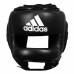 Шолом боксерський Adidas Pro Full Protection із бампером SM, чорно-білий, код: 15902-1014