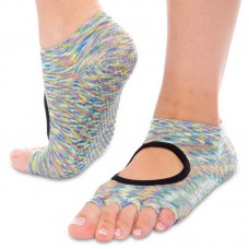 Шкарпетки для йоги з закритими пальцями FitGo сірий, код: FI-0438-1_GR
