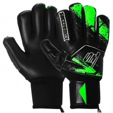 Воротарські рукавиці Soccermax розмір 9, чорний-салатовий, код: GK-4315_9BKLG