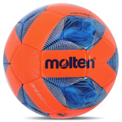 М"яч футбольний пляжний Molten Beach Soccer №5 PU, помаранчевий-синій, код: F5A3550OB-S52