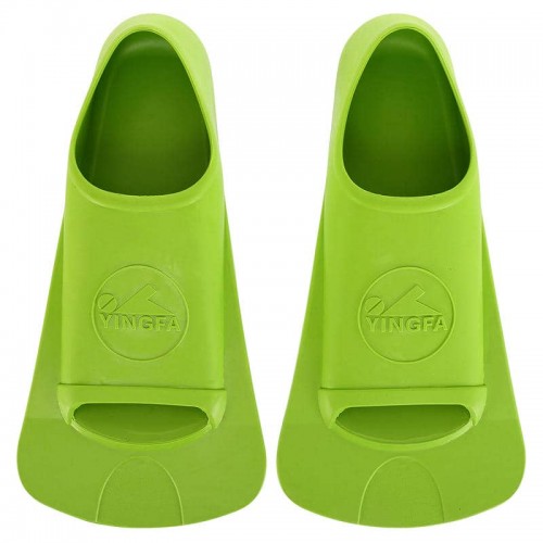 Ласти для тренувань в басейні короткі із закритою п"ятою Yingfa розмір XL (44-46), салатовий, код: G7201_XLLG