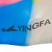 Шапочка для плавання силіконова для дорослих Yingfa Camouflage синій-малиновий, код: C0065_BLM