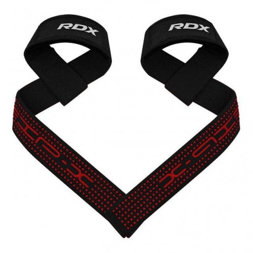 Лямки для тяги RDX S4 Gym Cotton Gel Straps Black Plus, код: WAC-S4B+