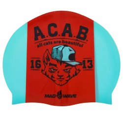 Шапочка для плавання MadWave A.C.A.B, код: M055823000W-S52
