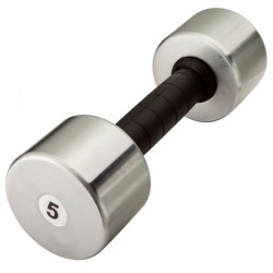 Гантель InterAtletika 1х5 кг, хром, код: ST541-5-IA