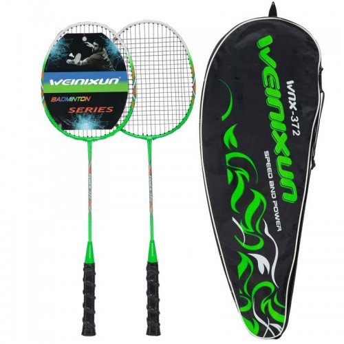 Набір для бадмінтону в чохлі Weinixun Speed And Power, зелений, код: WNX-372_G Набір для бадмінтону в чохлі Weinixun Speed And Power, зелений, код: WNX-372_G