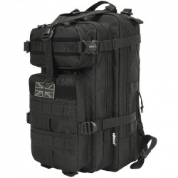 Рюкзак тактичний Kombat UK Stealth Pack 25л, чорний, код: 5056258905999