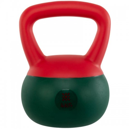 Гиря м"яка Bloom Soft Kettlebell 4кг, червоний-зелений, код: LB7012-4_R