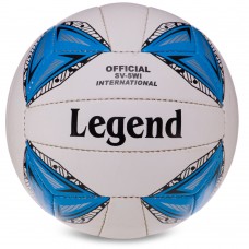 Мяч волейбольный Legend №5 PU белый-синий, код: VB-3127_BL-S52
