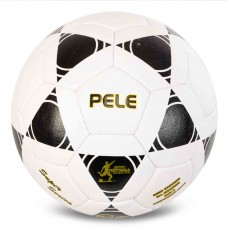 М"яч футбольний Pele Ballonstar №5 PU, білий-чорний, код: FB-7938