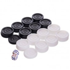 Запасні фігурки ChessTour для шашок 3 см, код: IG-7821-S52 Запасні фігурки ChessTour для шашок 3 см, код: IG-7821-S52