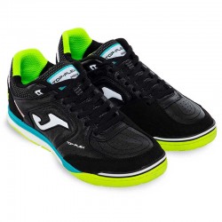 Взуття для футзалу чоловічі Joma Top Flex Rebound розмір 40,5-EUR/39,5-UKR, чорний-салатовий, код: TORS2301IN_40_5BKLG