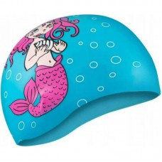 Шапка для плавання дитячий Aqua SpeedKiddie Mermaid блакитний, код: 5908217617842