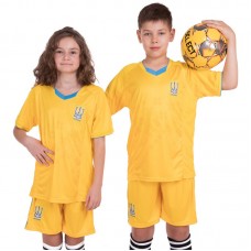 Форма футбольна дитяча PlayGame Україна Sport розмір XL-30, зріст 155-165, жовтий, код: CO-3573-UKR_XLY