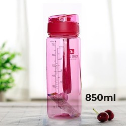 Пляшка для води Casno More Love 850 мл рожева, код: MX-5040_Pink