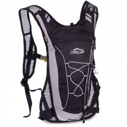 Рюкзак спортивний з жорсткою спинкою Inoxto чорний, код: L558_BK